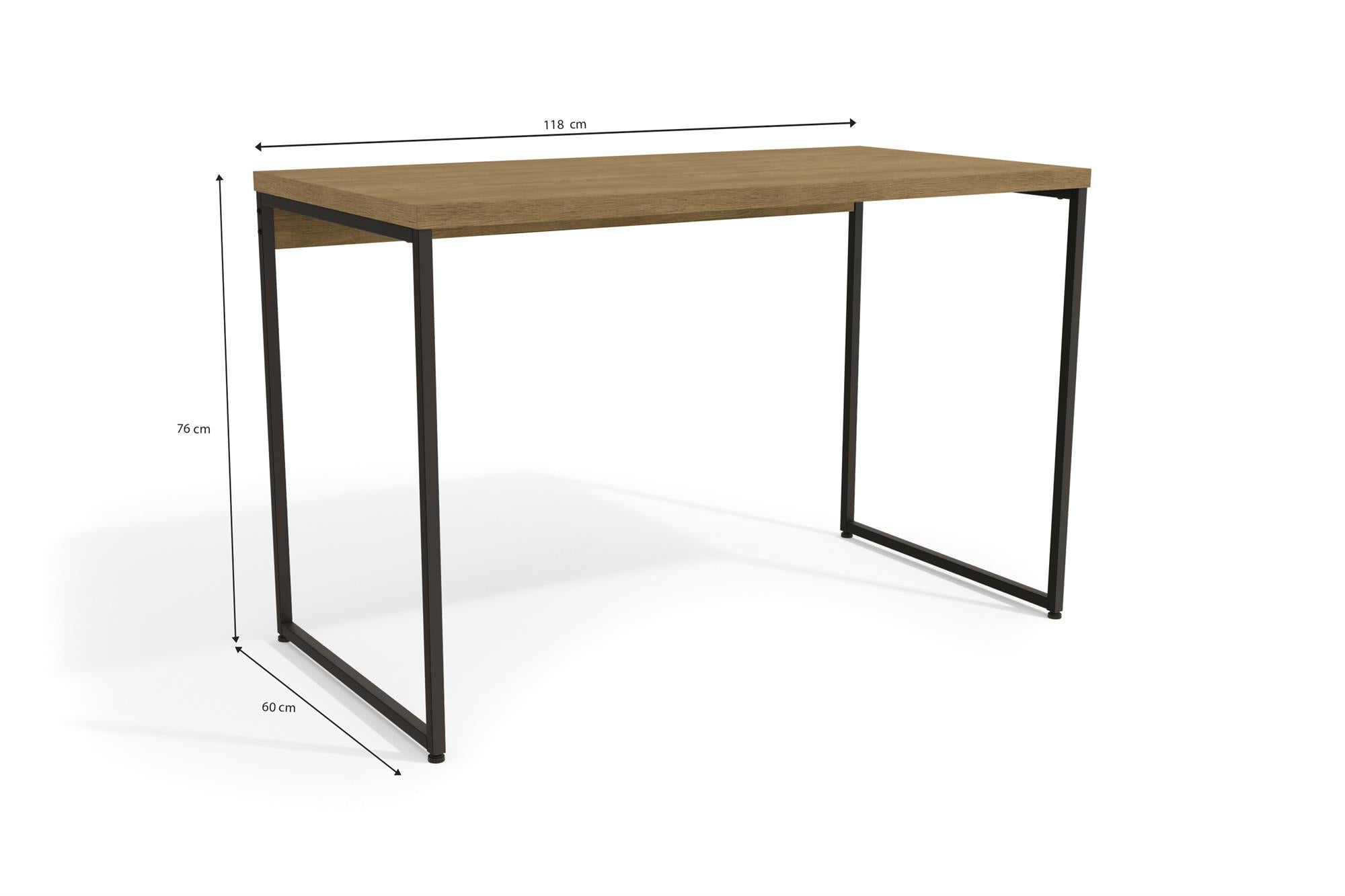 Mesa Escritorio 118cm Linea Industrial Hierro - Balton Hogar