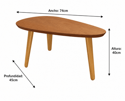 Mesa Aira 74cm - Madera Maciza