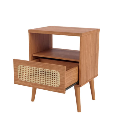 Mesa de Luz Mela 100% Mdf C/1 CAJON (PRODUCTO ARMADO EN SHOWROOM)