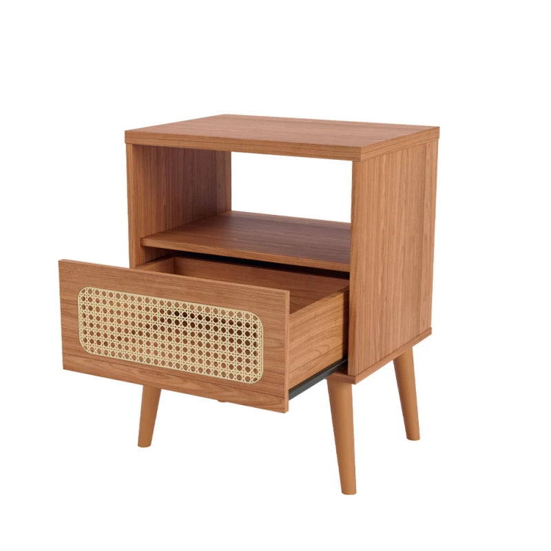 Mesa de Luz Mela 100% Mdf C/1 CAJON (PRODUCTO ARMADO EN SHOWROOM)