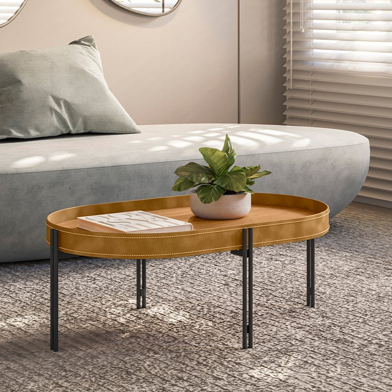 Mesa de Centro Ratona Monaco 93cm Cuero/MDF
