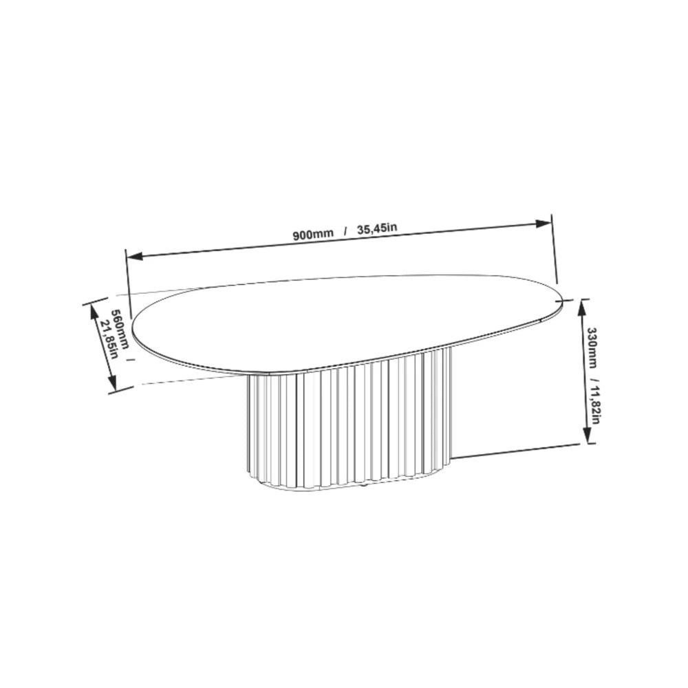 Mesa de ratona Organic small - Linea Manhattan