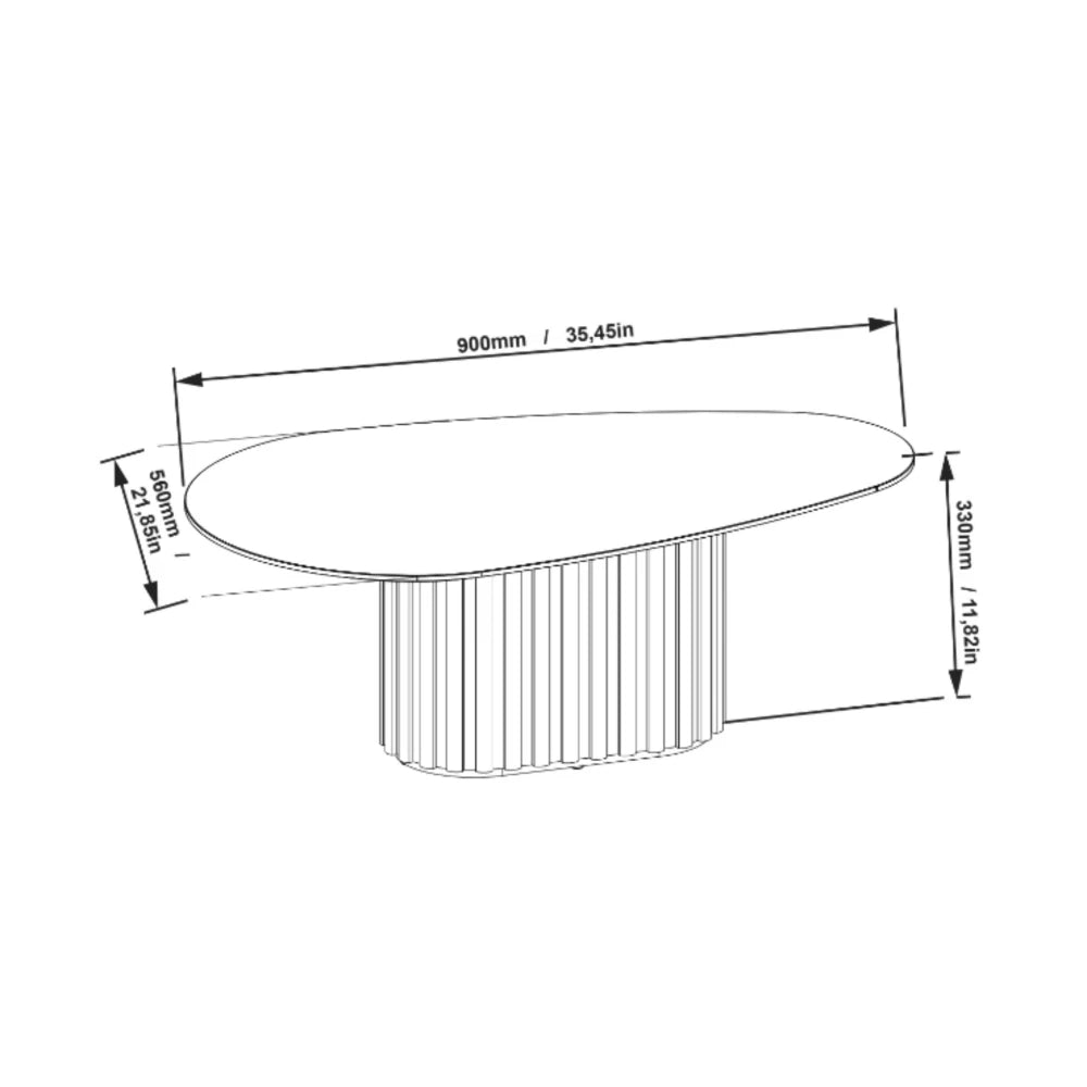 Mesa de ratona Organic small - Linea Manhattan