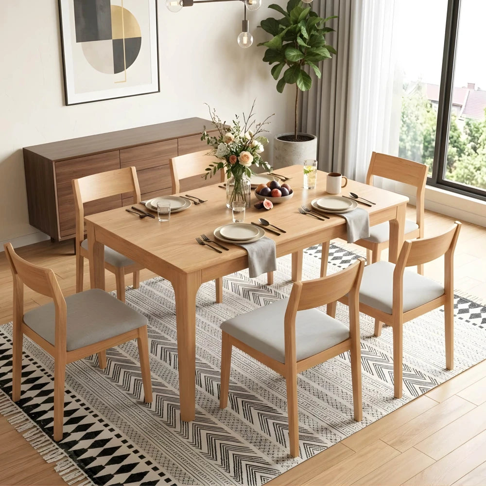 Mesa de comedor - Madera maciza 120 cm Bolonia