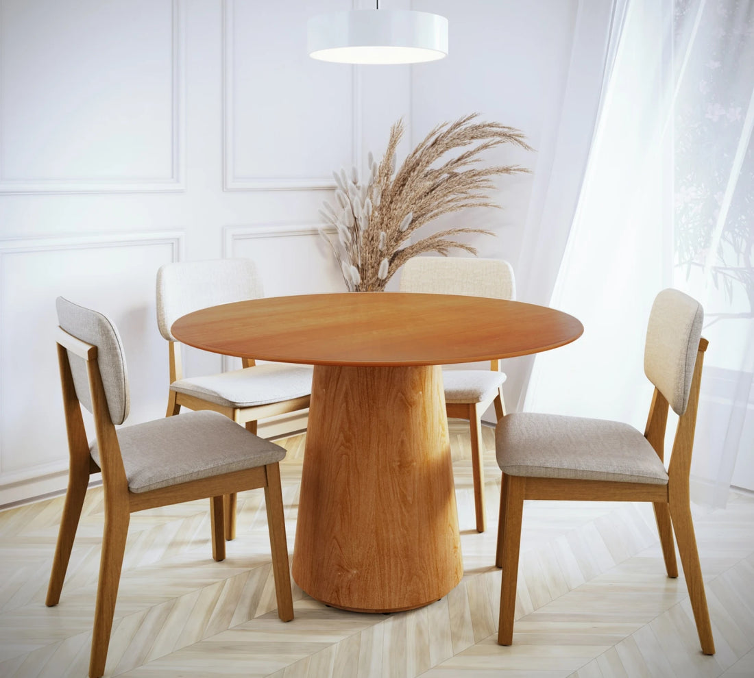 Mesa de Comedor Zara - Línea Manhattan - Marrón