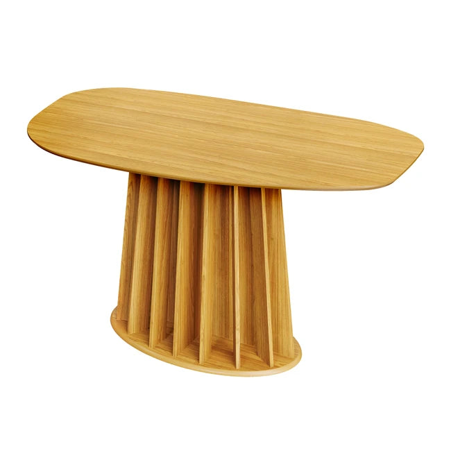 Mesa More Irregular Listones de Madera 160CM - 100% MDF