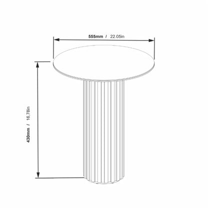 Mesa Lateral - 43cm - Linea Manhattan -