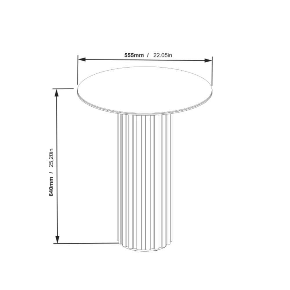 Mesa Lateral - 64cm - Linea Manhattan -