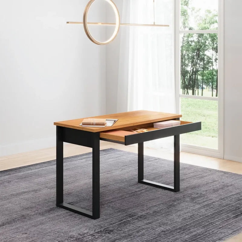 Escritorio Industrial 118cm con Cajon 100% MDF - Linea Factory