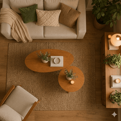 Conjunto de Mesas Ratonas Aira - Madera Maciza