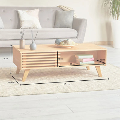 Mesa Ratona Ripado Sean - Madera Maciza