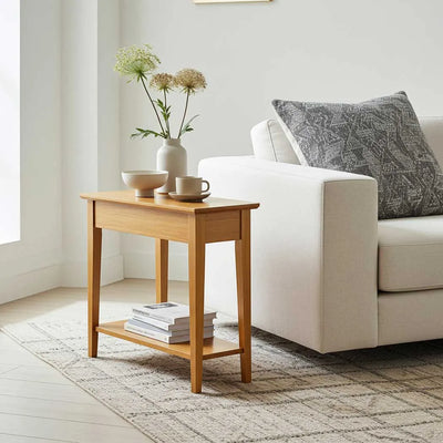 Mesa Lateral Miguel - Madera Maciza