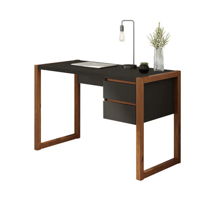 Escritorio con cajones 120cm Atena - Patas en Madera Maciza