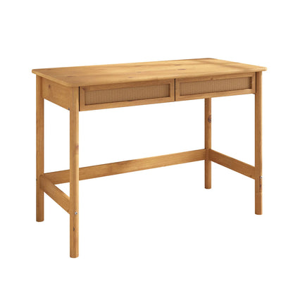 Escritorio 110cm Ratan Bilbao - Madera Maciza