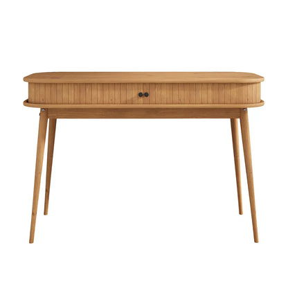 Escritorio Jani con Rolltop - Madera Maciza