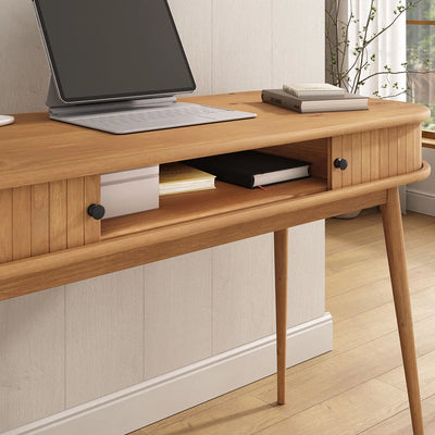 Escritorio Jani con Rolltop - Madera Maciza