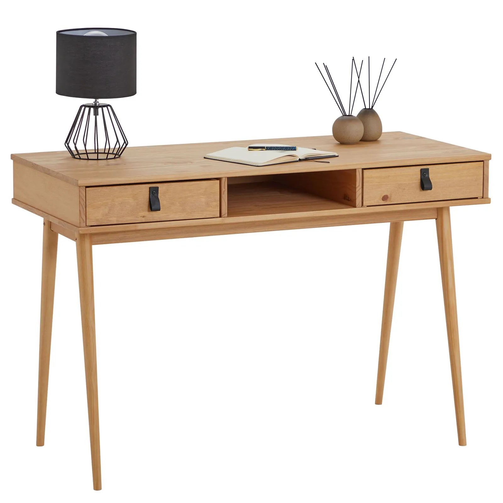 Escritorio 110cm Retro Milan - Madera Maciza