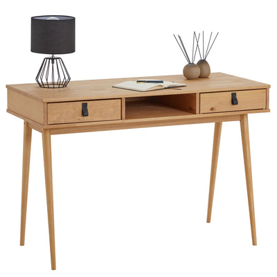 Escritorio 110cm Retro Milan - Madera Maciza