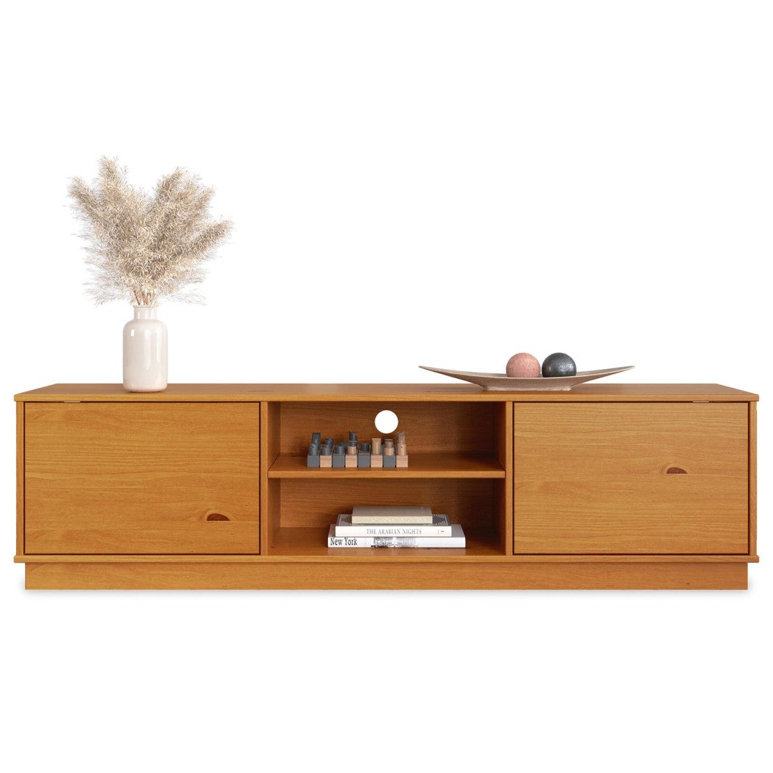 Rack TV Maite 170cm 2 puertas de Madera Maciza - Freijo