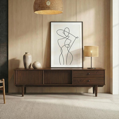 Rack TV 175CM Serena - Madera Maciza