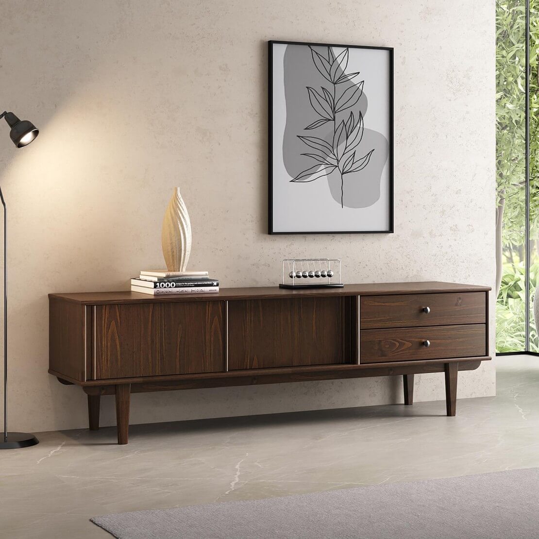 Rack TV 175CM Serena - Madera Maciza