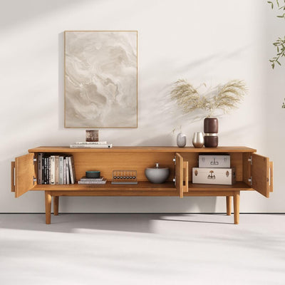Rack TV 145CM Trega - Madera Maciza