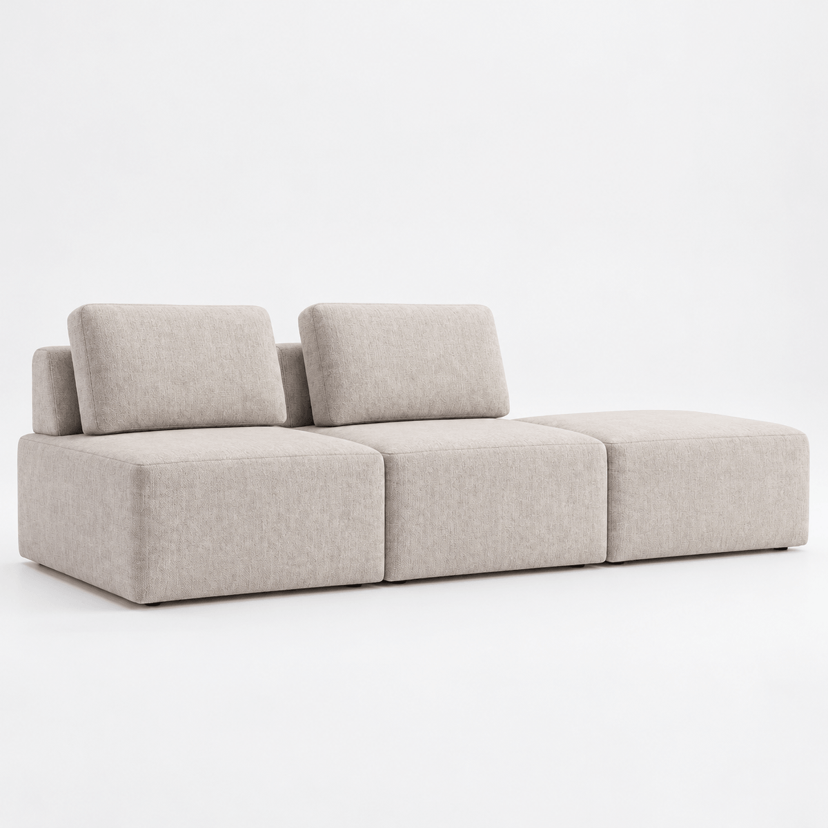 Sofa Modular Florencia - 2 Asientos + 1 Puff