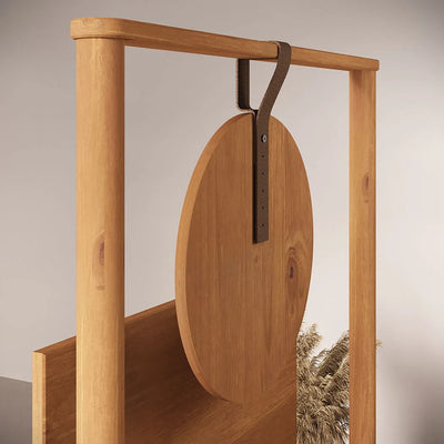 Tocador con espejo y banco Lyra - Madera Maciza