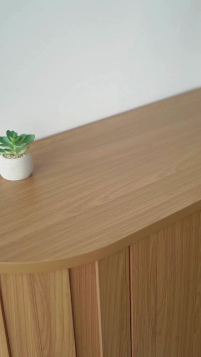 Aparador Curvo 180cm 100% MDF - Linea Factory