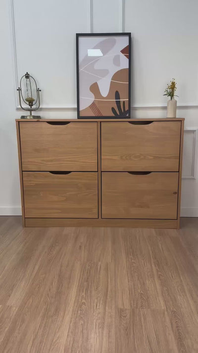 Zapatera Vertical 24 Pares Bali - Madera Maciza