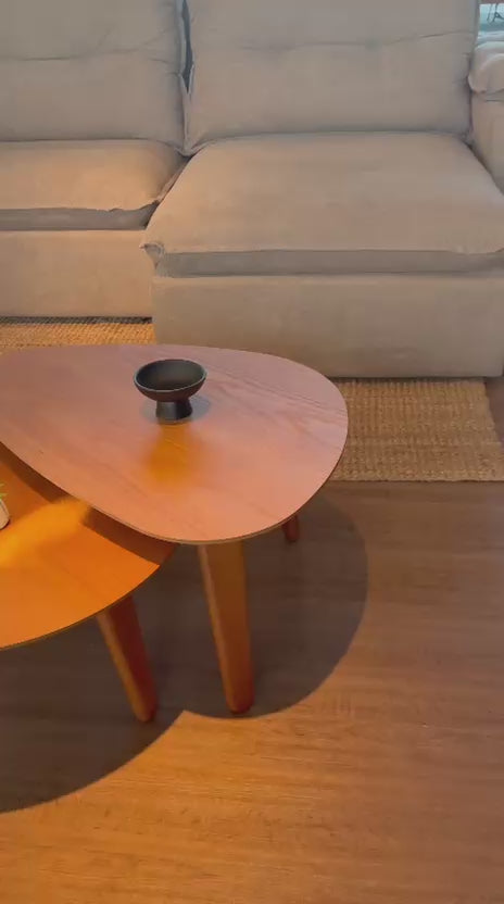 Conjunto de Mesas Ratonas Aira - Madera Maciza