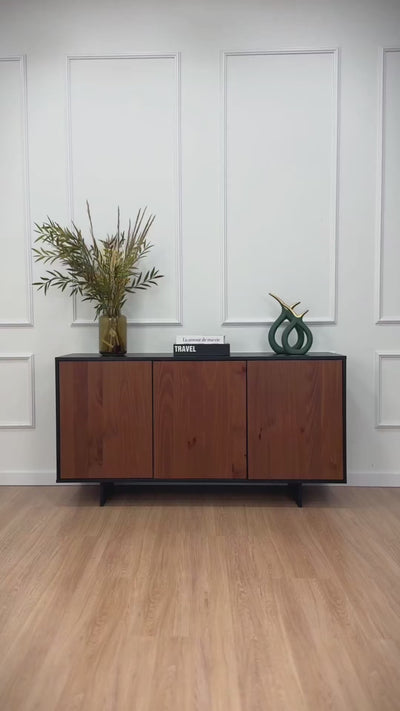 Aparador Buffet Arven 135cm - Madera Maciza