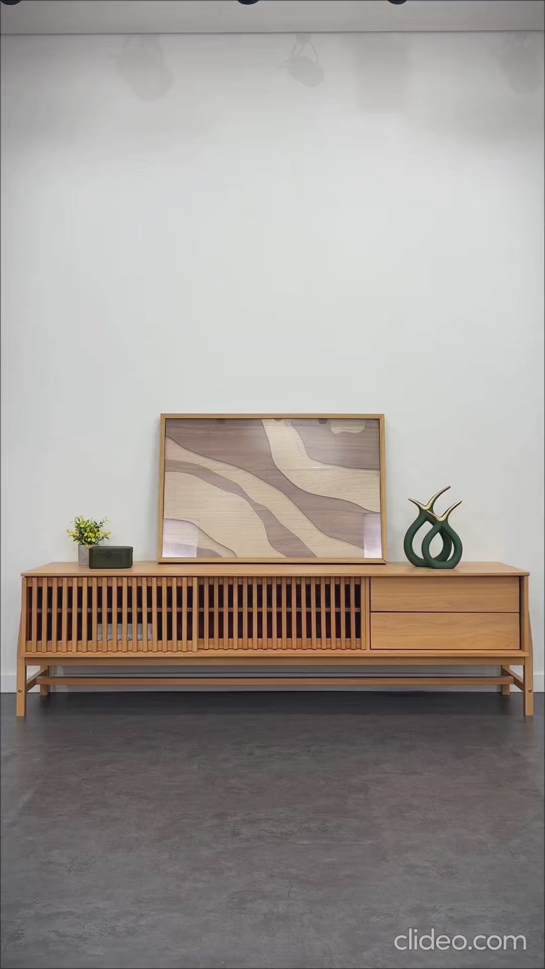 Rack TV 180cm Ader - Madera Maciza