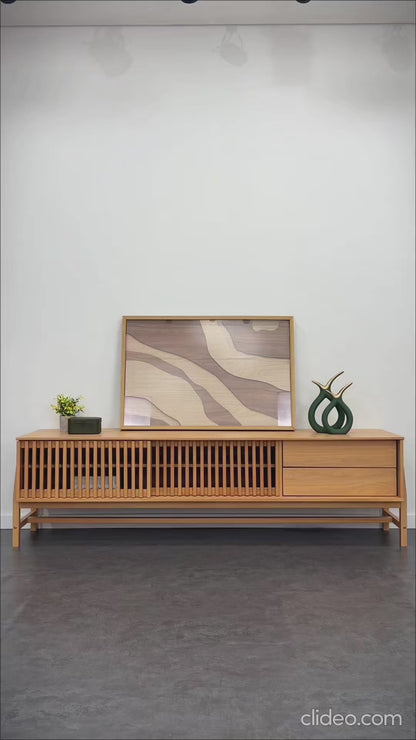 Rack TV 180cm Ader - Madera Maciza