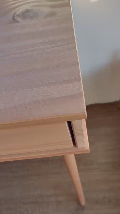 Escritorio 110cm Retro Milan - Madera Maciza