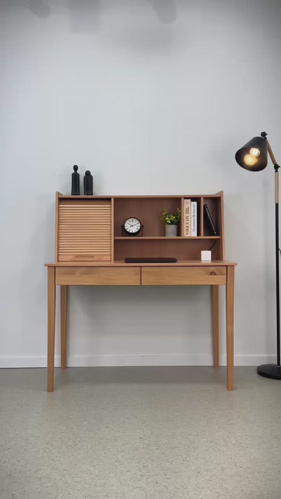 Escritorio Alice 110CM 2 Cajones - Madera Maciza