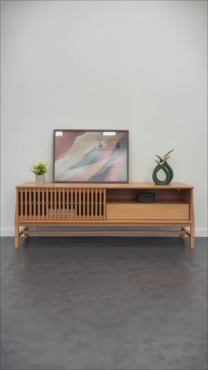 Rack TV 150cm Ader - Madera Maciza