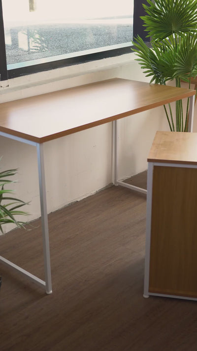 Mesa Escritorio 118cm Linea Industrial Hierro - Balton Hogar