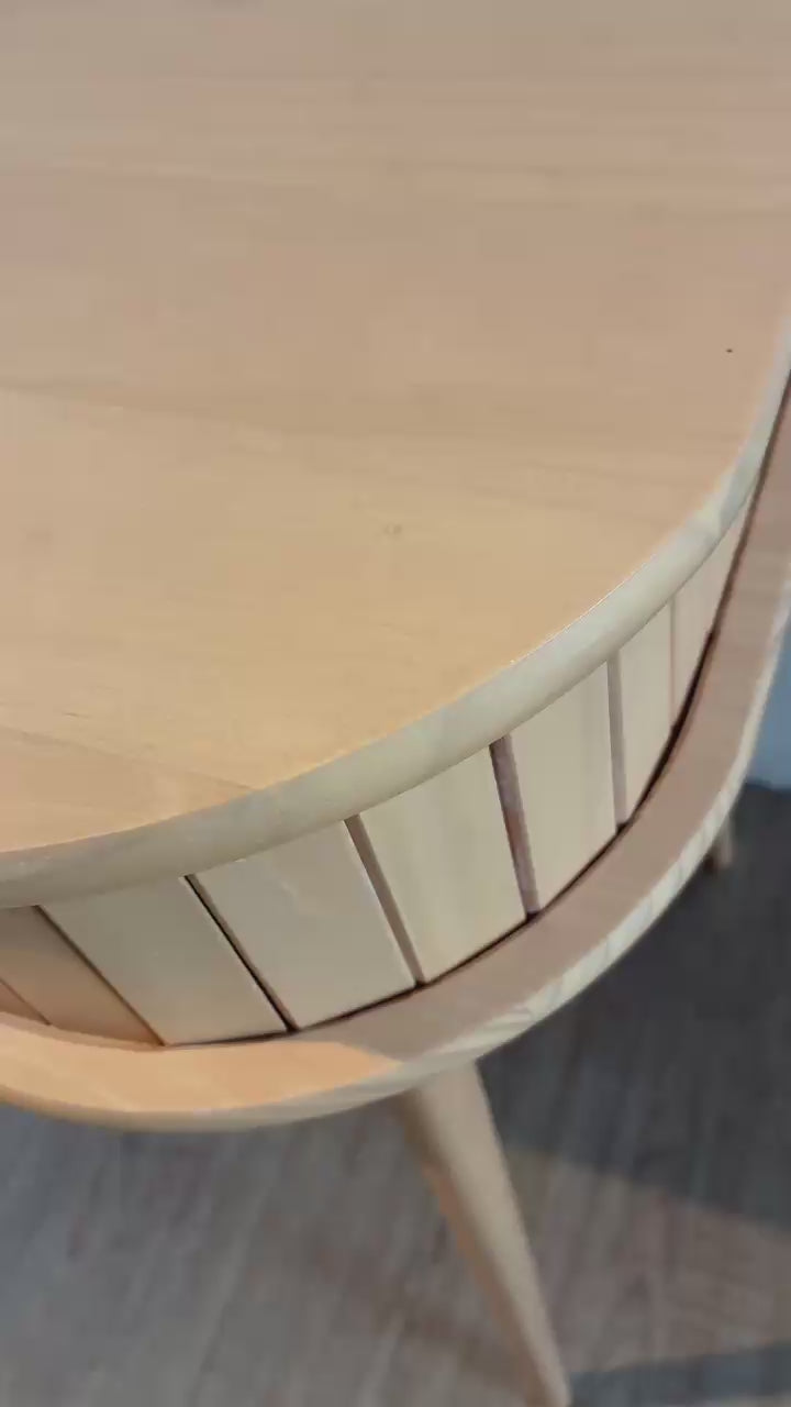 Escritorio Jani con Rolltop - Madera Maciza