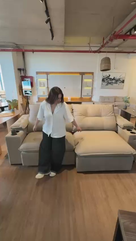 SOFA ZANDON 260CM RETRACTIL/RECLINABLE