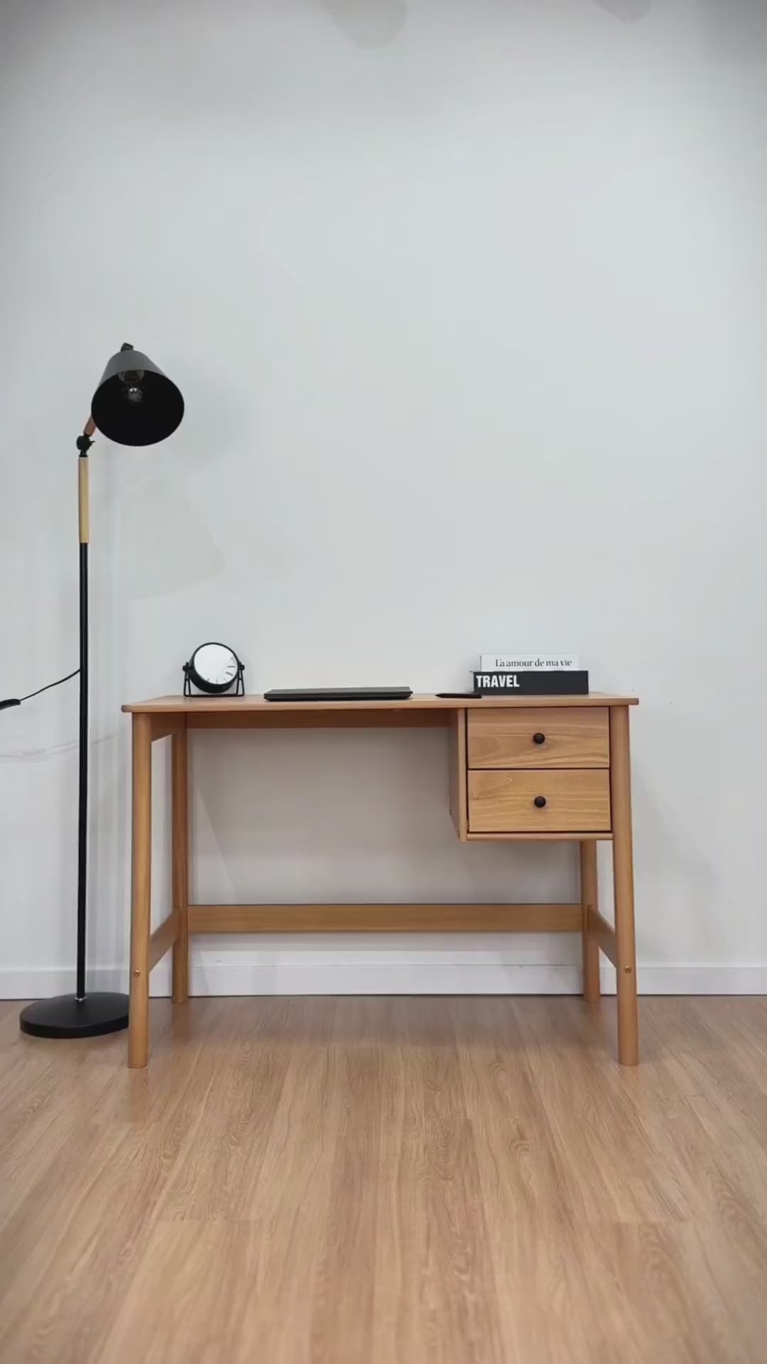 Escritorio 110cm Apama - Madera Maciza