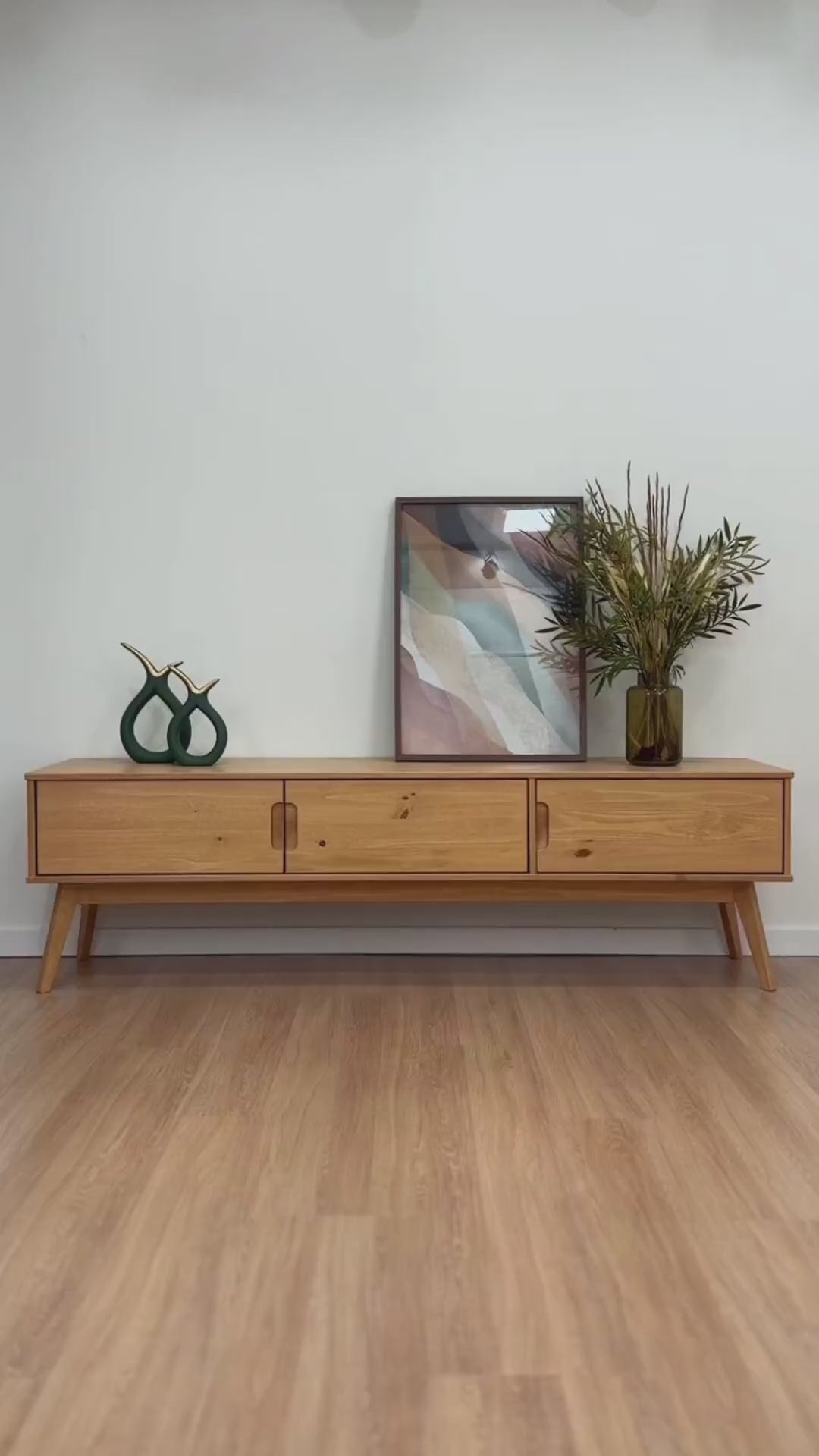 Rack TV 180CM Tivan - Madera Maciza