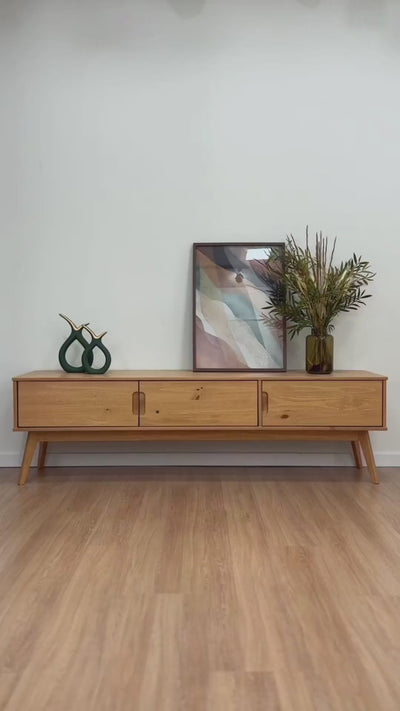 Rack TV 180CM Tivan - Madera Maciza