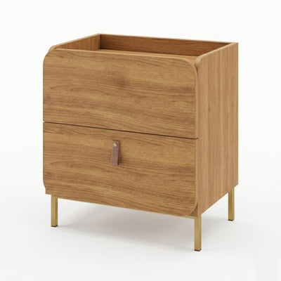 Mesa Curve 2 Cajones - 50CM Patas Metal