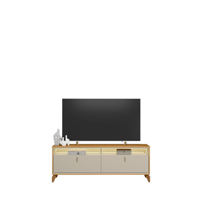 Rack para tv Dubai 160cm con Led - Patas en madera maciza