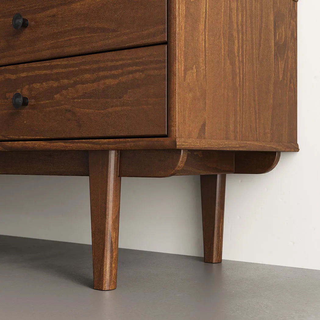 Rack TV 175CM con Ratan Serena - Madera Maciza