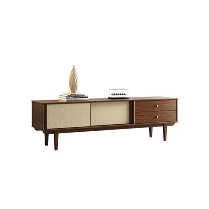 Rack TV 175CM con Ratan Serena - Madera Maciza