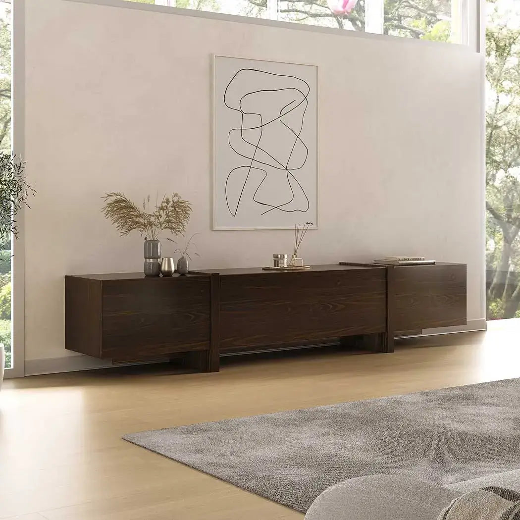 Rack tv Lesly 220CM - Madera Maciza