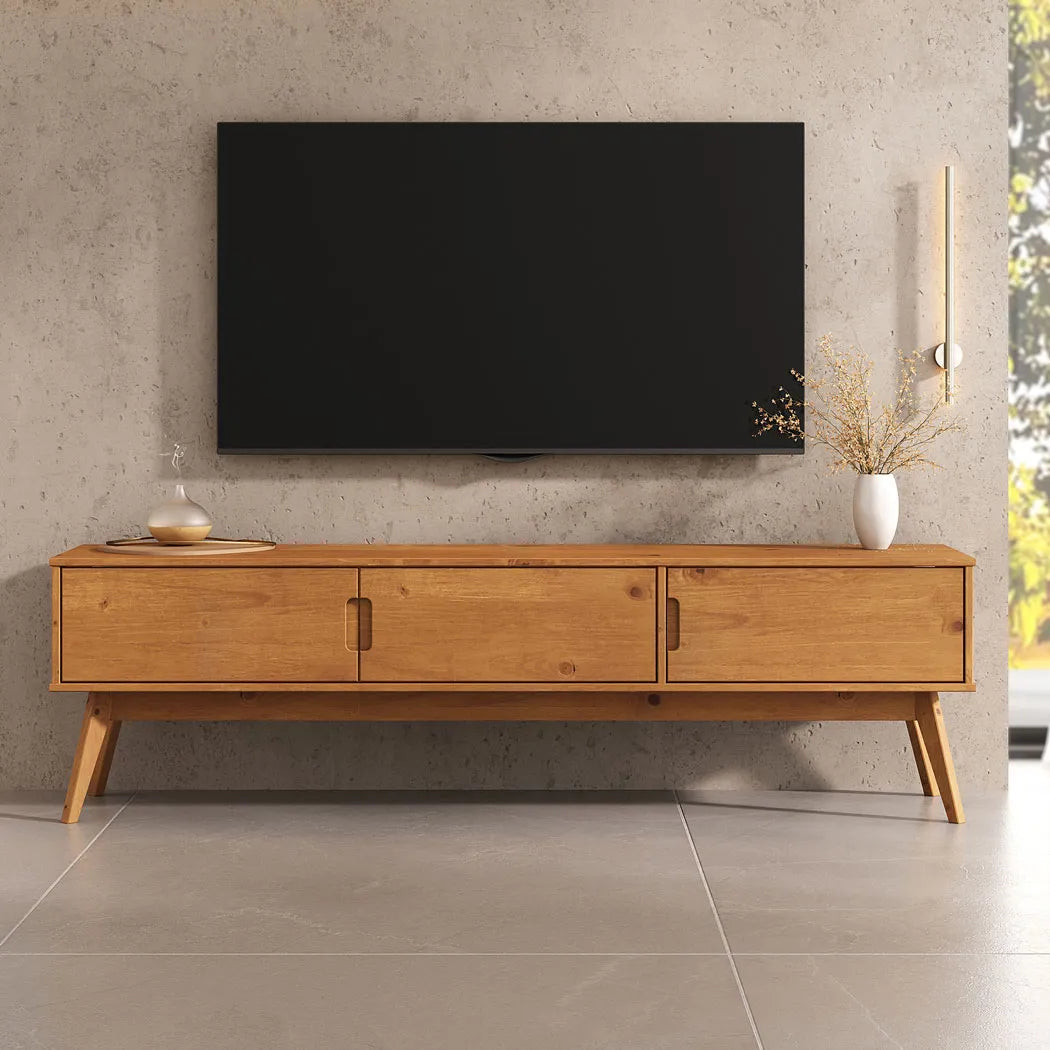 Rack TV 180CM Tivan - Madera Maciza