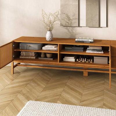 Rack TV 220cm Ader - Madera Maciza